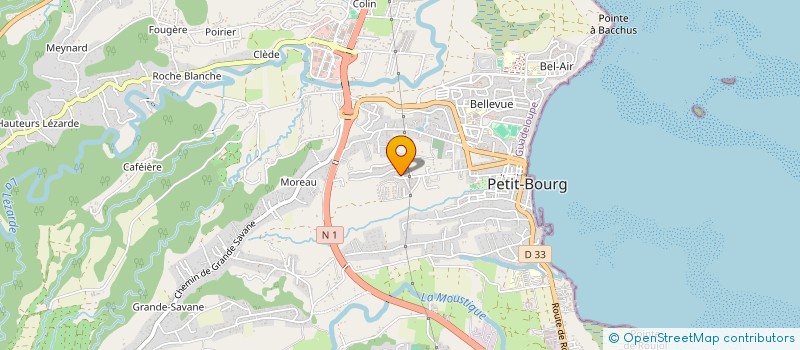 localisation de l'entreprise MONSIEUR JACOB MEYAPIN  PETIT BOURG