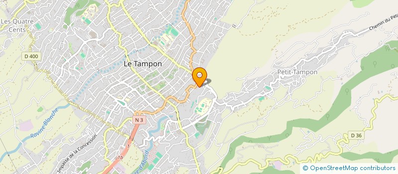 localisation de l'entreprise MONSIEUR JACOB PANCHBHAYA à LE TAMPON