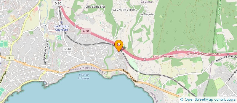 localisation de l'entreprise MONSIEUR JACOB SIDIBE à LA CIOTAT