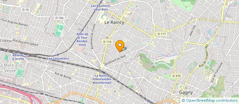 localisation de l'entreprise MONSIEUR JACOB SMADJA à LE RAINCY