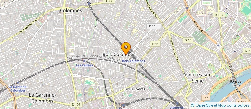 localisation de l'entreprise MONSIEUR JACOBO GARCIA  BOIS-COLOMBES