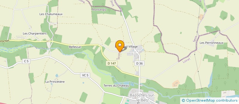 localisation de l'entreprise MONSIEUR JACOBUS MEILAND à BAZOCHES-SUR-LE-BETZ