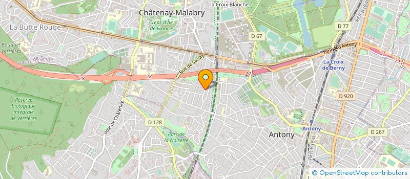 localisation de l'entreprise MONSIEUR JACOUB BENAYOUN à ANTONY