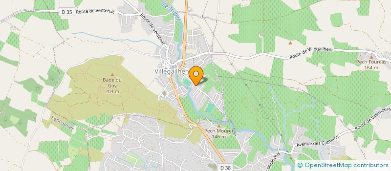 localisation de l'entreprise MONSIEUR JACQ BOULONGNE  VILLEGAILHENC