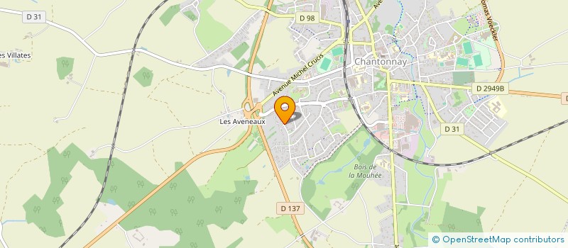 localisation de l'entreprise MONSIEUR JACQUELINE BERCY  CHANTONNAY