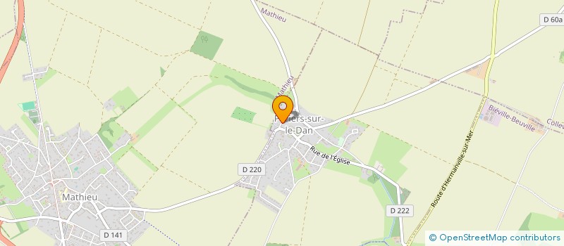 localisation de l'entreprise MONSIEUR JACQUELINE LEBRUN  PERIERS-SUR-LE-DAN