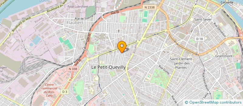 localisation de l'entreprise MONSIEUR JACQUELINE LENORMAND à LE PETIT-QUEVILLY
