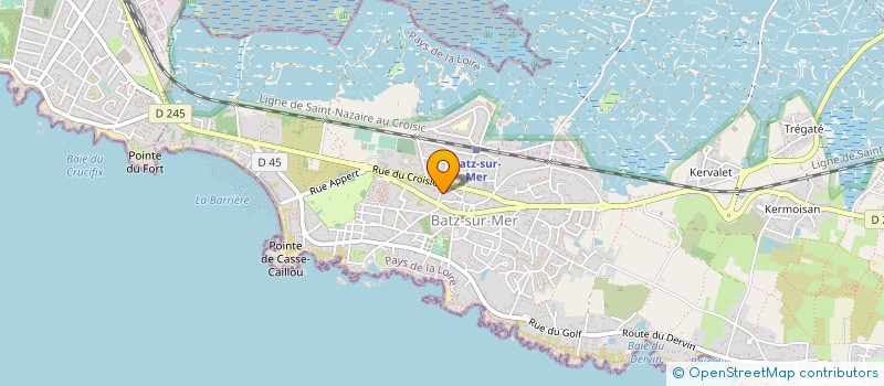 localisation de l'entreprise MONSIEUR JACQUELINE NICOL à BATZ-SUR-MER