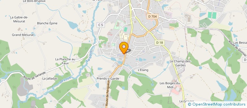 localisation de l'entreprise MONSIEUR JACQUELINE NOZET à SAINT-YRIEIX-LA-PERCHE