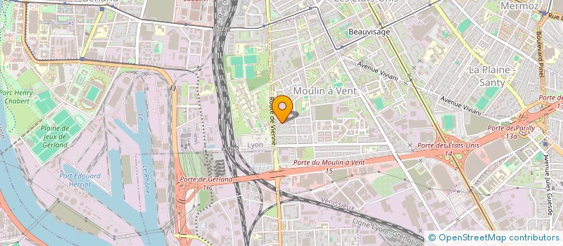 localisation de l'entreprise MONSIEUR JACQUES ABARD  VENISSIEUX