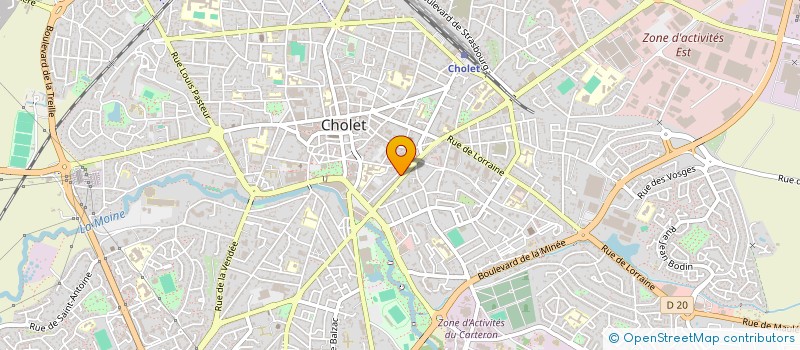 localisation de l'entreprise MONSIEUR JACQUES ABELLARD à CHOLET