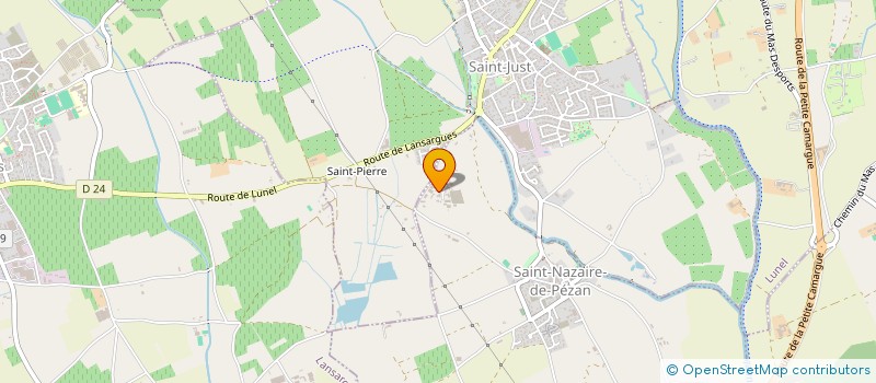 localisation de l'entreprise MONSIEUR JACQUES ACOSTA  SAINT-NAZAIRE-DE-PEZAN