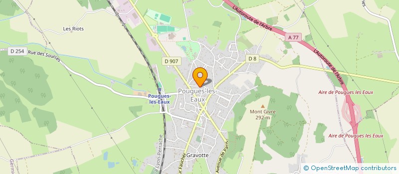 localisation de l'entreprise MONSIEUR JACQUES ADANT à POUGUES-LES-EAUX