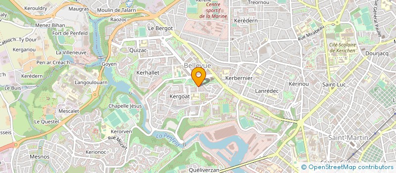 localisation de l'entreprise MONSIEUR JACQUES ADJA  LE RELECQ-KERHUON