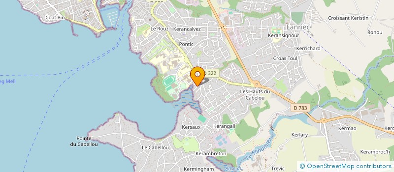 localisation de l'entreprise MONSIEUR JACQUES AGUILE  CONCARNEAU