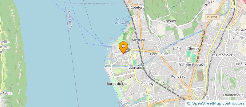 localisation de l'entreprise MONSIEUR JACQUES AIMONIER-DAVAT  AIX-LES-BAINS