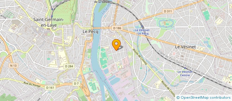 localisation de l'entreprise MONSIEUR JACQUES AIRAUDO  LE PECQ