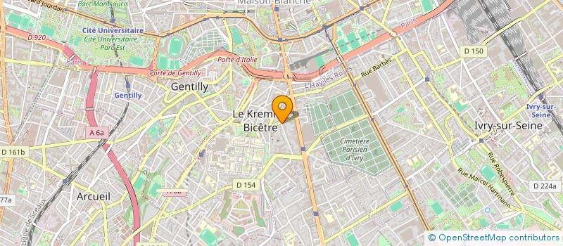 localisation de l'entreprise MONSIEUR JACQUES AIREY  LE KREMLIN-BICETRE