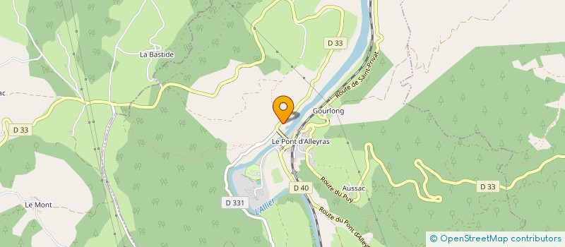 localisation de l'entreprise MONSIEUR JACQUES ALDON  SAINT PRIVAT D'ALLIER