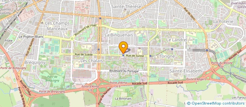 localisation de l'entreprise MONSIEUR JACQUES-ALEXANDRE VIANO  RENNES