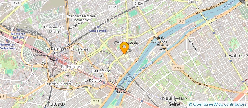 localisation de l'entreprise MONSIEUR JACQUES ALEXIS ANDRE JACQUES TEISSEDRE à COURBEVOIE