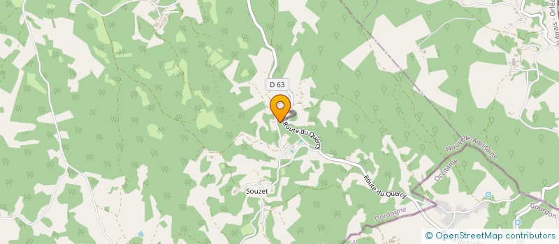 localisation de l'entreprise MONSIEUR JACQUES ALIBERT  NADAILLAC