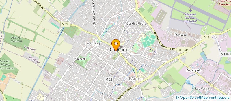 localisation de l'entreprise MONSIEUR JACQUES ALLEMANE  CUGNAUX