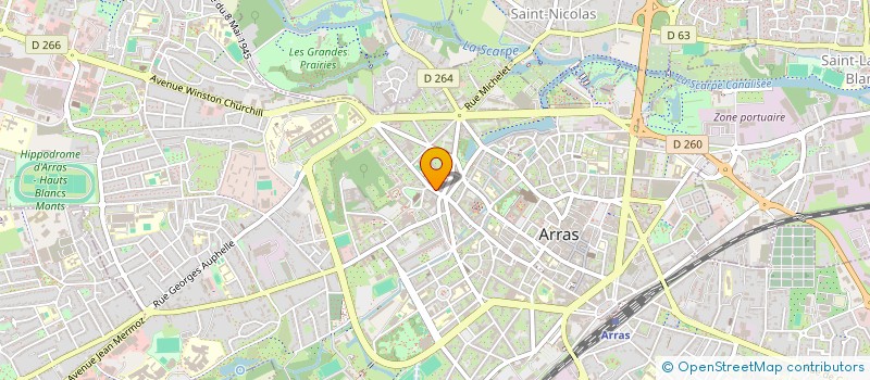 localisation de l'entreprise MONSIEUR JACQUES ALVES à ARRAS