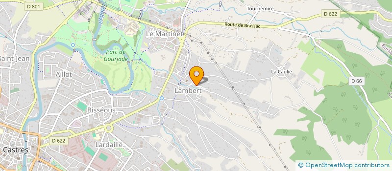 localisation de l'entreprise MONSIEUR JACQUES ALVES  CASTRES