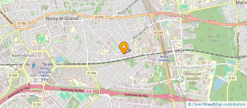 localisation de l'entreprise MONSIEUR JACQUES AMAR  NOISY-LE-GRAND