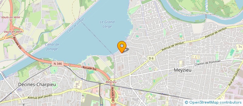 localisation de l'entreprise MONSIEUR JACQUES AMOUDJAYAN  MEYZIEU