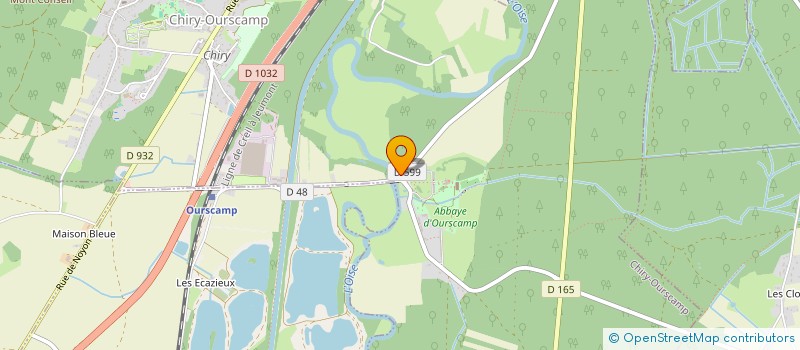 localisation de l'entreprise MONSIEUR JACQUES ANAUD  CHIRY-OURSCAMP
