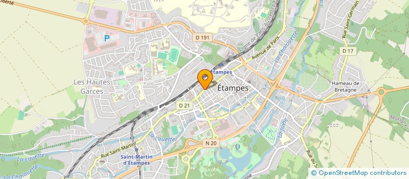 localisation de l'entreprise MONSIEUR JACQUES ANDRE à ETAMPES
