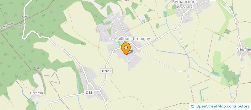 localisation de l'entreprise MONSIEUR JACQUES ANDRE à CAILLOUEL-CREPIGNY