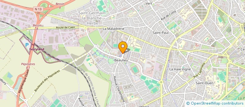 localisation de l'entreprise MONSIEUR JACQUES-ANDRE LEVESQUE à CAEN