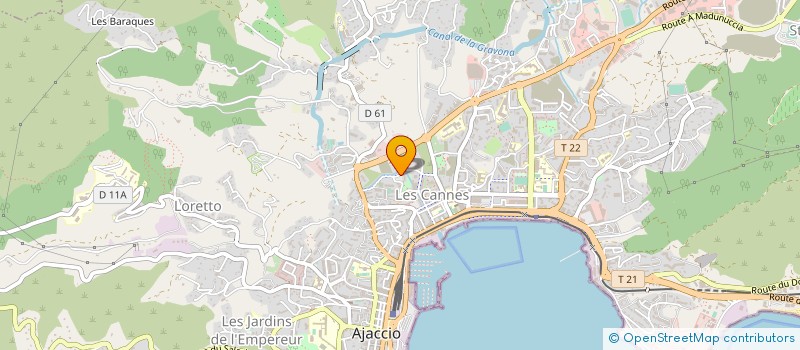 localisation de l'entreprise MONSIEUR JACQUES ANDREU  AJACCIO