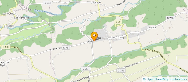 localisation de l'entreprise MONSIEUR JACQUES ANDRIEU  LE CUING