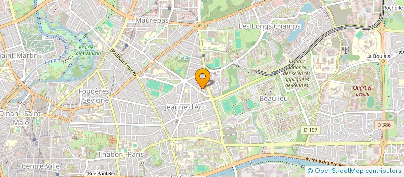 localisation de l'entreprise MONSIEUR JACQUES ANTOINE  RENNES