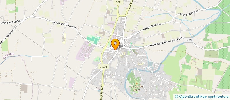 localisation de l'entreprise MONSIEUR JACQUES-ANTOINE ALGARRA  EYRAGUES