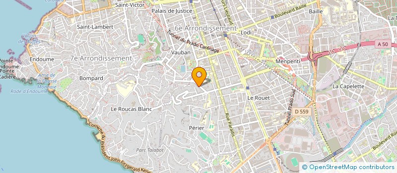 localisation de l'entreprise MONSIEUR JACQUES AOUIZERATE à MARSEILLE