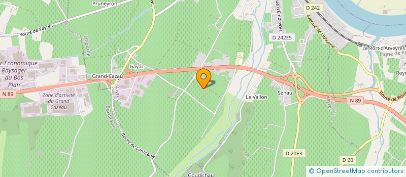 localisation de l'entreprise MONSIEUR JACQUES ARASSUS  VAYRES