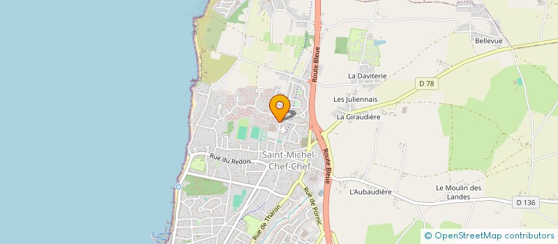 localisation de l'entreprise MONSIEUR JACQUES ARCADE  SAINT-MICHEL-CHEF-CHEF