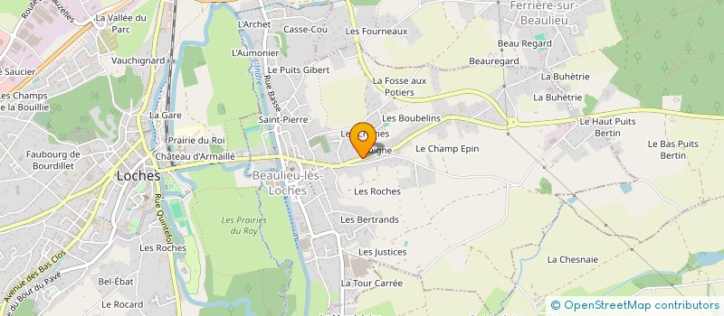 localisation de l'entreprise MONSIEUR JACQUES ARCHAMBAULT à BEAULIEU-LES-LOCHES