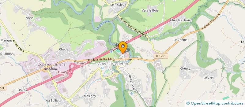 localisation de l'entreprise MONSIEUR JACQUES ARCHINARD  HERY-SUR-ALBY