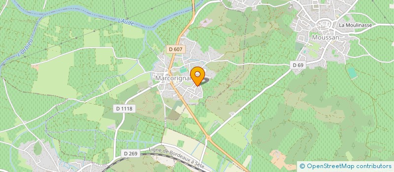 localisation de l'entreprise MONSIEUR JACQUES ARCIZET  MAILHAC