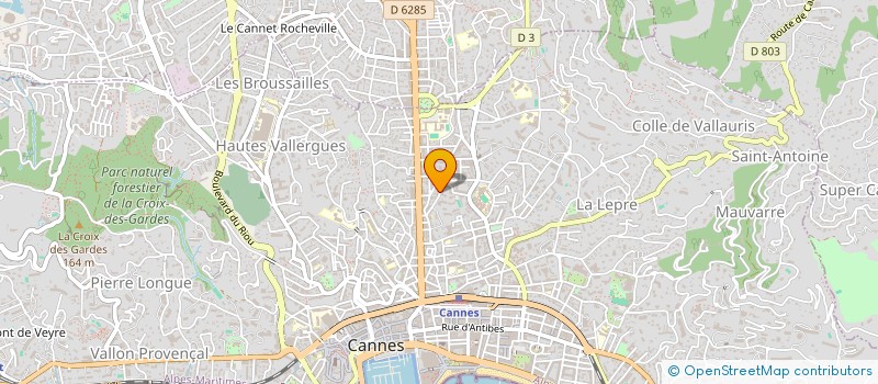 localisation de l'entreprise MONSIEUR JACQUES ARGAST à CANNES