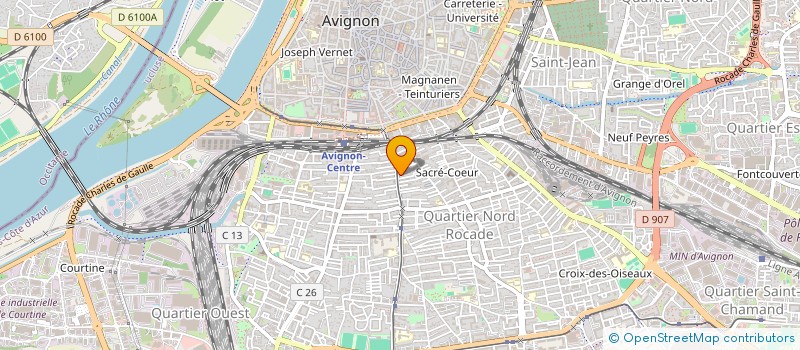 localisation de l'entreprise MONSIEUR JACQUES ARNAUD à AVIGNON