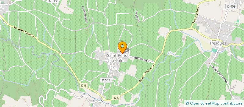 localisation de l'entreprise MONSIEUR JACQUES ARNAUD  SAINT-PONS-LA-CALM