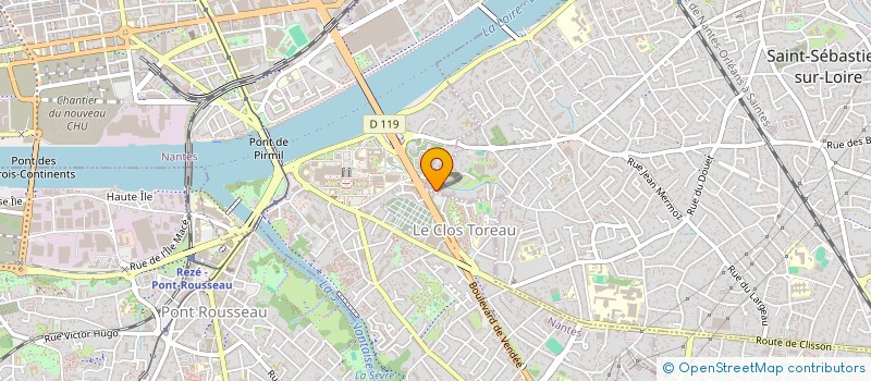 localisation de l'entreprise MONSIEUR JACQUES ARNAUD AVELE NDENE  SAINT-SEBASTIEN-SUR-LOIRE