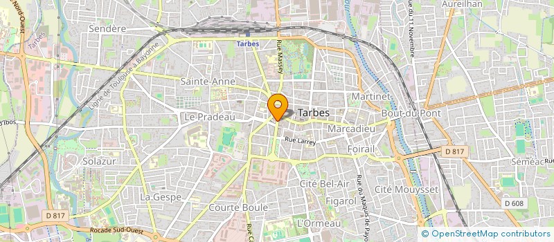 localisation de l'entreprise MONSIEUR JACQUES ARNAUDET à TARBES